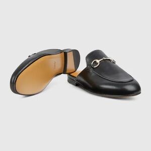 Gucci Black Princetown Loafers
